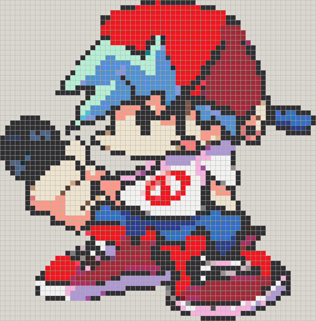 Boyfriend Perler bead pattern