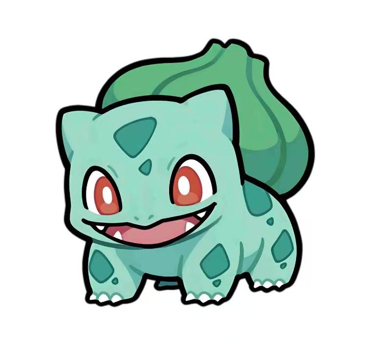妙蛙种子(Bulbasaur) 角色插画