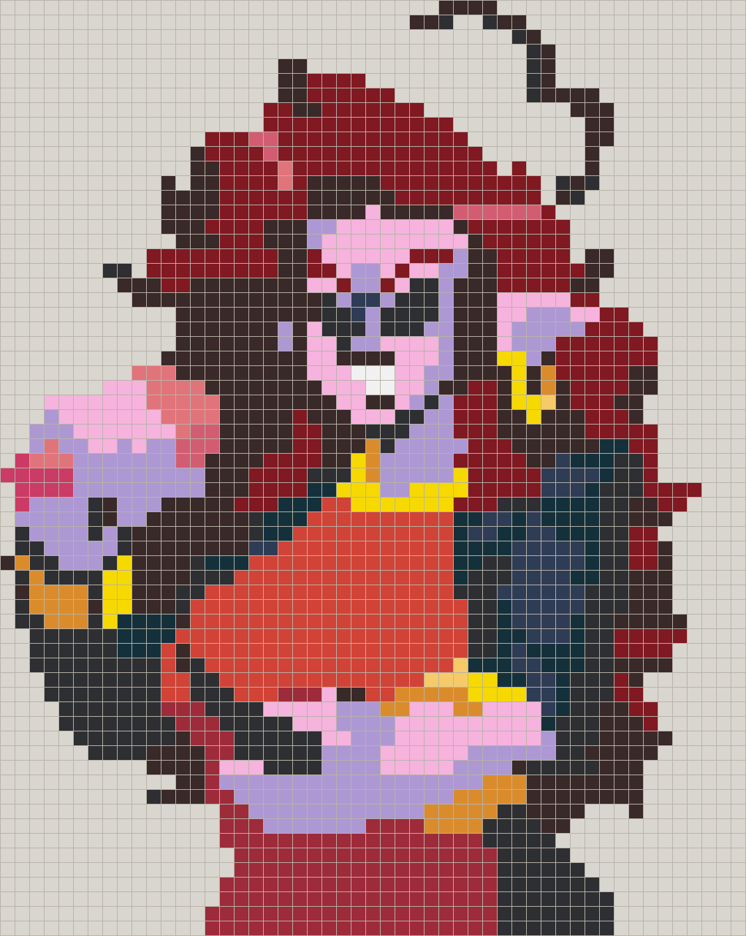 FNF Mommy Mearest Perler bead pattern